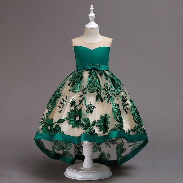 girl's dresses flower girls illusion appliques sleevelesstulle lace o-neck knee-length luxury green cute kids party princess gown f320, Red;yellow
girl's dresses flower girls illusion appliques sleevelesstulle lace o-neck knee-length luxury green cute kids party princess gown f320, Red;yellow