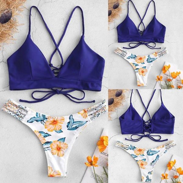 women's swimwear bikini push up women biquinis floral print 2021 mujer swimsuit swimming bathing suit high cut bikinis set, White;black
women's swimwear bikini push up women biquinis floral print 2021 mujer swimsuit swimming bathing suit high cut bikinis set, White;black