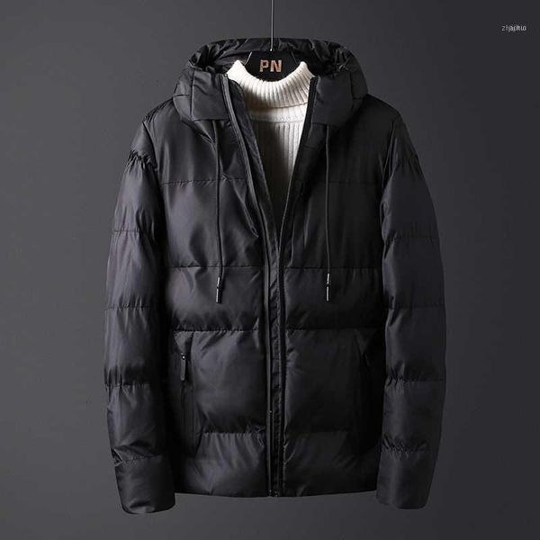 warm male parkas hooded zipper men's jacket coat regular jackets for men winter clothing 2021 casual clothes 4xl1, Black 
warm male parkas hooded zipper men's jacket coat regular jackets for men winter clothing 2021 casual clothes 4xl1, Black