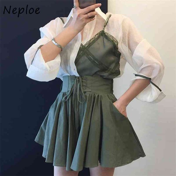 temperament slim 2 pcs women set turn down collar long sleeve fake 2 shirt + high waist hip pleat skirt suit spring 210422, White
temperament slim 2 pcs women set turn down collar long sleeve fake 2 shirt + high waist hip pleat skirt suit spring 210422, White