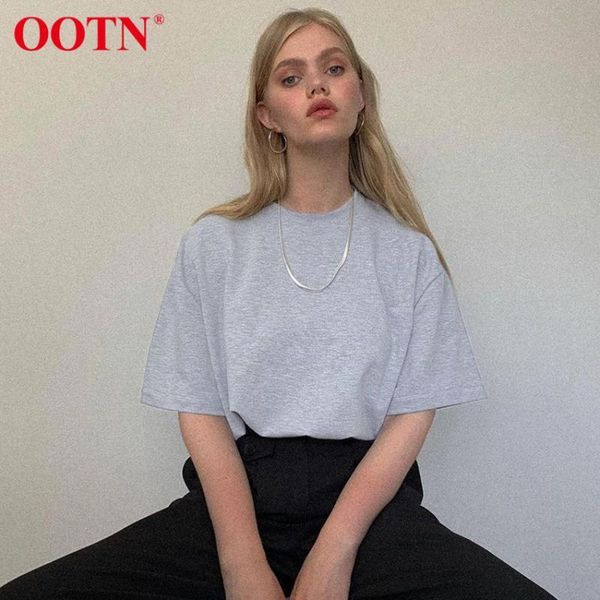 women's t-shirt ootn casual knitted solid t shirt women short sleeve gray female o neck cotton elasticity sport spring summer, White
women's t-shirt ootn casual knitted solid t shirt women short sleeve gray female o neck cotton elasticity sport spring summer, White