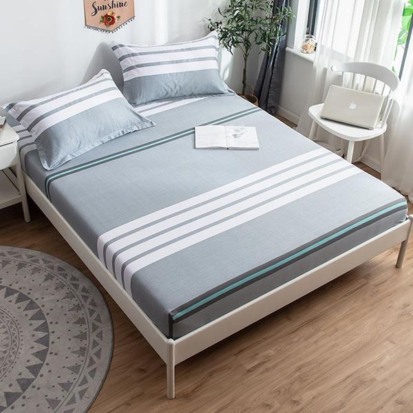 sheets & sets stripe print fitted sheet for single double bed kids adults 100% cotton (no case) xf749-7
sheets & sets stripe print fitted sheet for single double bed kids adults 100% cotton (no case) xf749-7
