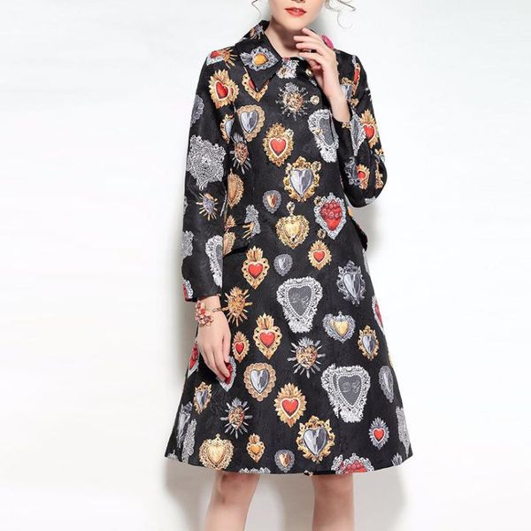 women's trench coats 2021 fashion winter designer coat long sleeve sweet heart print luxurious beading overcoat outerwear, Tan;black
women's trench coats 2021 fashion winter designer coat long sleeve sweet heart print luxurious beading overcoat outerwear, Tan;black