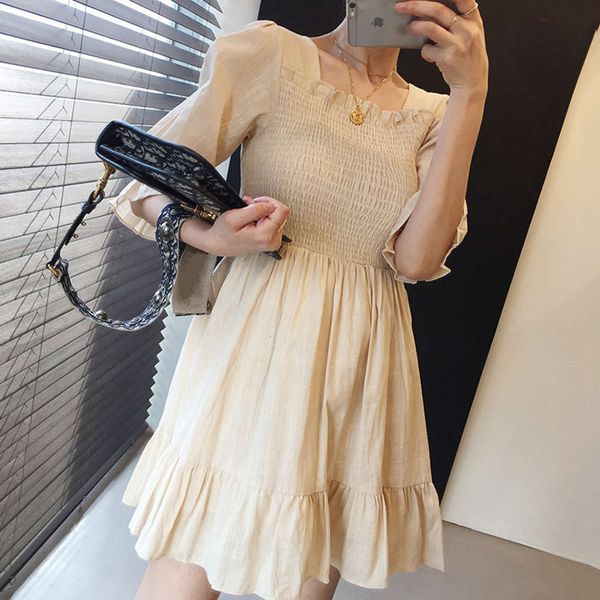 casual dresses dress women clothessoft cream apricot square collar wood ear fold design high waist slim trumpet s skqx, Black;gray
casual dresses dress women clothessoft cream apricot square collar wood ear fold design high waist slim trumpet s skqx, Black;gray