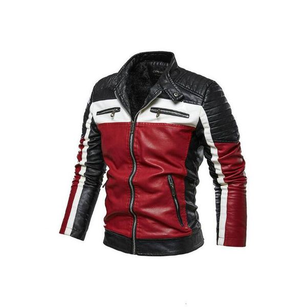 men's jackets men yellow leather jacket patchwork biker casual zipper coat motorcycle slim fit fur lined outwear tkol, Black;brown
men's jackets men yellow leather jacket patchwork biker casual zipper coat motorcycle slim fit fur lined outwear tkol, Black;brown