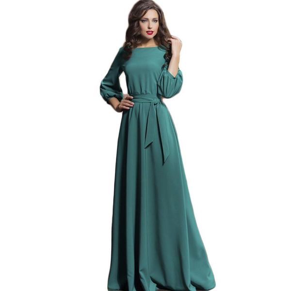 green dress women 2021 europe america fashion high waist slim lantern sleeve with belt maxi dresses vestidos feminina jd997 casual, Black;gray
green dress women 2021 europe america fashion high waist slim lantern sleeve with belt maxi dresses vestidos feminina jd997 casual, Black;gray