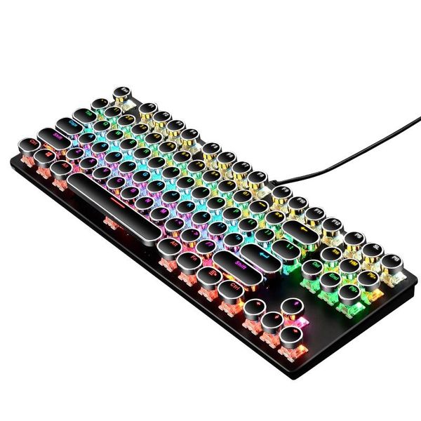 mechanical keyboard gaming 87key punk keycap rgb led rainbow backlit wired for lapdeskpc keyboards
mechanical keyboard gaming 87key punk keycap rgb led rainbow backlit wired for lapdeskpc keyboards