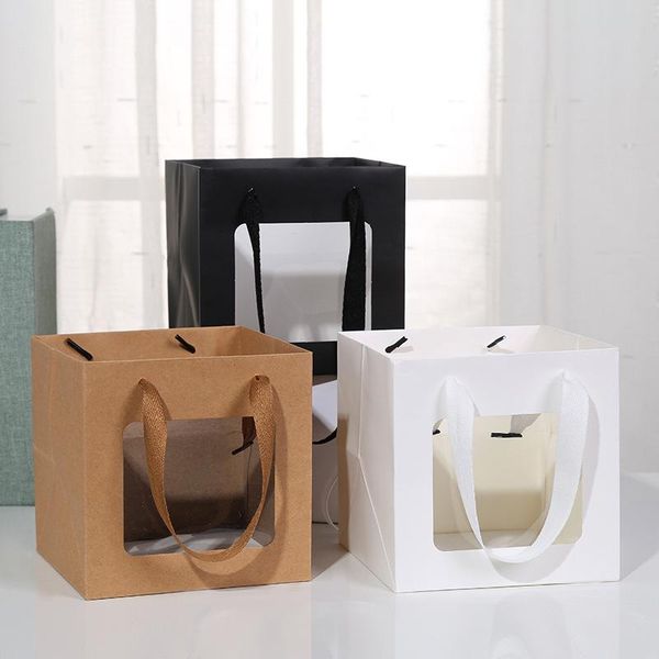 gift wrap 10pcs square package bags with transparent window packaging gifts flower cake for wedding birthday home party shopping bag
gift wrap 10pcs square package bags with transparent window packaging gifts flower cake for wedding birthday home party shopping bag