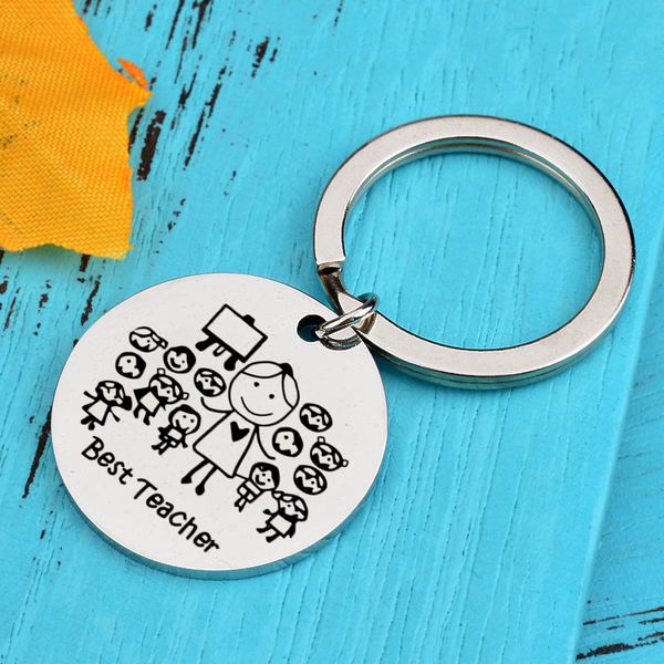 10pieces/lot teacher day stainless steel keychain jewelry women cute souvenir keyring jewelry student teacher day gifts, Silver
10pieces/lot teacher day stainless steel keychain jewelry women cute souvenir keyring jewelry student teacher day gifts, Silver