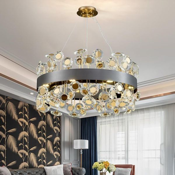 chandeliers modern crystal chandelier for living room sunflower design round led cristal lustre home decor gold/black indoor lighting
chandeliers modern crystal chandelier for living room sunflower design round led cristal lustre home decor gold/black indoor lighting