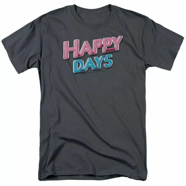 Happy Days Happy Days Logo T Shirt Mens Licensed Classic TV Show Charcoal, White;black
Happy Days Happy Days Logo T Shirt Mens Licensed Classic TV Show Charcoal, White;black