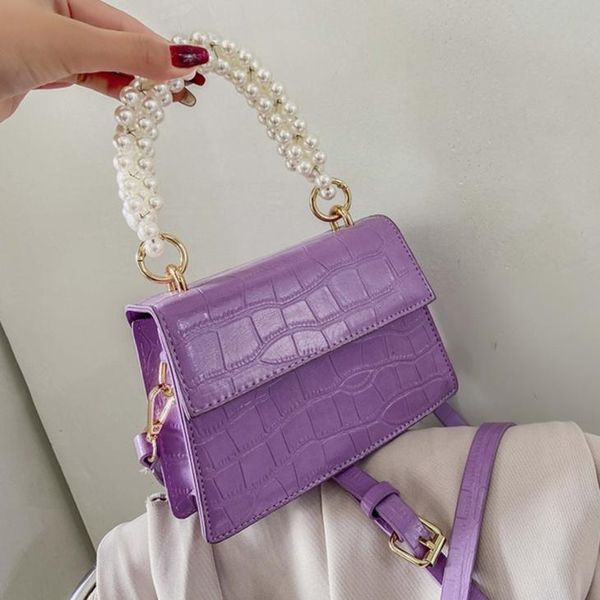 evening bags crocodile pattern pearl tote bag 2021 spring high-quality pu leather women's designer handbag small shoulder messenger
evening bags crocodile pattern pearl tote bag 2021 spring high-quality pu leather women's designer handbag small shoulder messenger