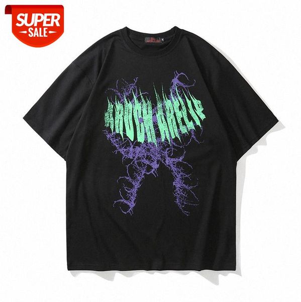 trendy hip-hop high street simple round neck t-shirt loose retro love letter printing casual short-sleeved tee #je5z, White;black
trendy hip-hop high street simple round neck t-shirt loose retro love letter printing casual short-sleeved tee #je5z, White;black