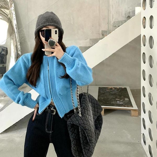 women's knits & tees nomikuma korean fashion cardigan women casual all-match knitted zip up sweater jackets solid color long sleeve, White
women's knits & tees nomikuma korean fashion cardigan women casual all-match knitted zip up sweater jackets solid color long sleeve, White