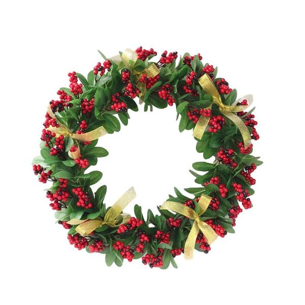 45cm artificial wreaths front door hanging wreath garland ornament for christmas halloween decoration decorative flowers &
45cm artificial wreaths front door hanging wreath garland ornament for christmas halloween decoration decorative flowers &