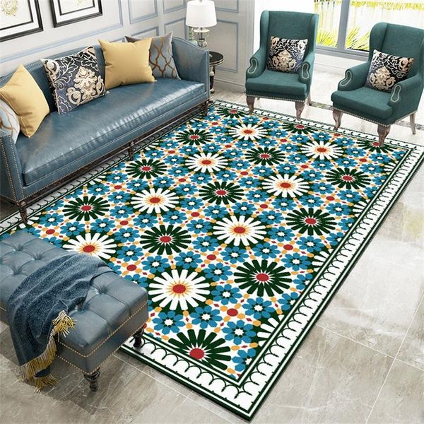fashionable geometric stitching flowers mediterranean bedroom living room door mat non-slip bedside carpet carpets
fashionable geometric stitching flowers mediterranean bedroom living room door mat non-slip bedside carpet carpets