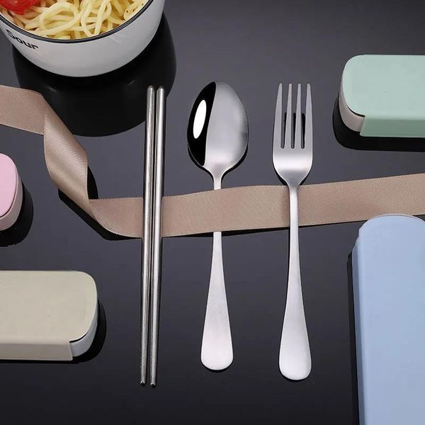 stainless steel portable tableware three-piece outdoor travel chopsticks spoon fork set adult
stainless steel portable tableware three-piece outdoor travel chopsticks spoon fork set adult