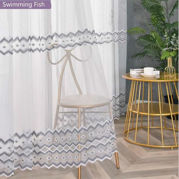 luxurious embroidery curtain voile white tulle euro style sheer for bedroom living room el deco windows curtains & drapes
luxurious embroidery curtain voile white tulle euro style sheer for bedroom living room el deco windows curtains & drapes