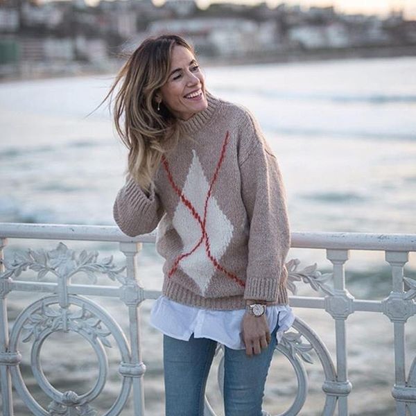 malina winter casual o neck sweaters women fashion loose argyle sweater elegant long sleeve female ladies ga women's, White;black
malina winter casual o neck sweaters women fashion loose argyle sweater elegant long sleeve female ladies ga women's, White;black