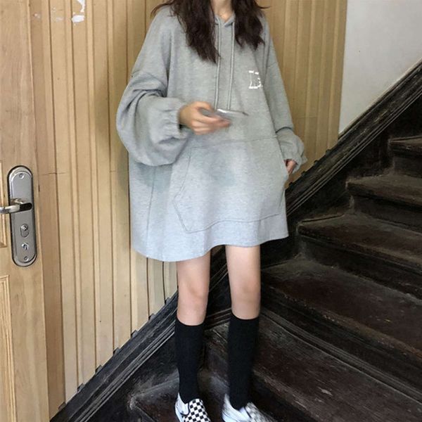 women's sweaters hoodies ins super fire sweater female spring and autumn lazy bfchic hooded jacket korean fashion students loose clothe, White;black
women's sweaters hoodies ins super fire sweater female spring and autumn lazy bfchic hooded jacket korean fashion students loose clothe, White;black