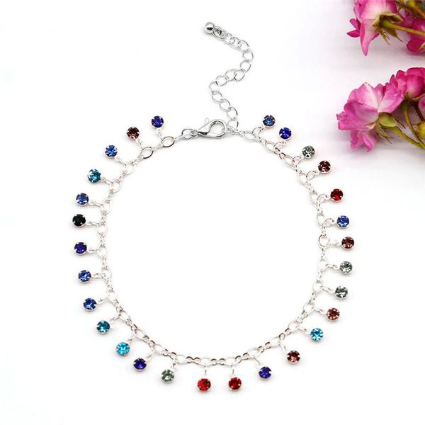 anklets bohemian colorful turkish rhinestones for women gold color beads summer ocean beach ankle bracelet foot leg jewelry, Red;blue
anklets bohemian colorful turkish rhinestones for women gold color beads summer ocean beach ankle bracelet foot leg jewelry, Red;blue