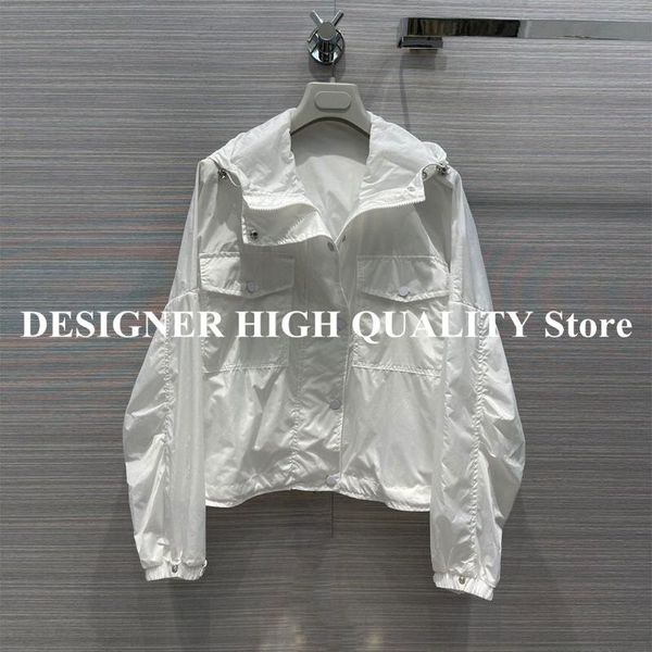 spring summer solid color thin hooded sun protection jacket women casual loose batwing sleeve pockets high-end brand coat women's jacke, Black;brown
spring summer solid color thin hooded sun protection jacket women casual loose batwing sleeve pockets high-end brand coat women's jacke, Black;brown