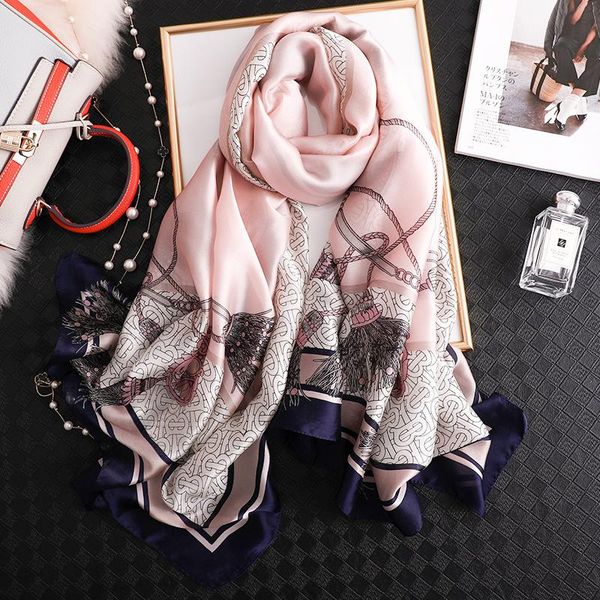 scarves women imitation silk scarf chain tassel print shawls office lady wraps female headscarf beach bandana beautiful gift 90x180cm, Blue;gray
scarves women imitation silk scarf chain tassel print shawls office lady wraps female headscarf beach bandana beautiful gift 90x180cm, Blue;gray