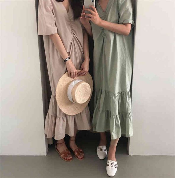 women's summer dresses causal elegant vintage oversize pleated lady wild robe beach long green dress 210427, Black;gray
women's summer dresses causal elegant vintage oversize pleated lady wild robe beach long green dress 210427, Black;gray