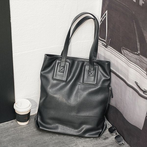 bag handbag korean big men's fashionable foreskin leisure chaonan travel shoulder, Black;red
bag handbag korean big men's fashionable foreskin leisure chaonan travel shoulder, Black;red