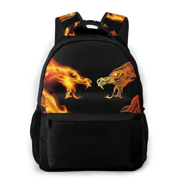 backpack mountaineering two fire dragon heads shoulder bags backpacks
backpack mountaineering two fire dragon heads shoulder bags backpacks