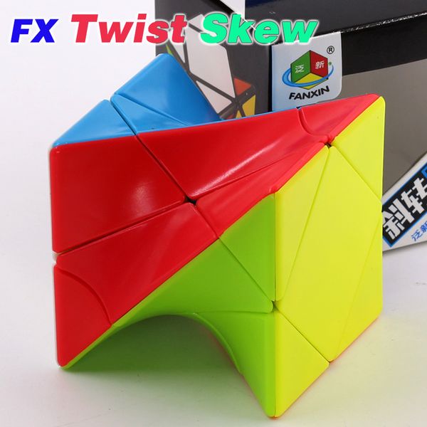 FanXin Magic Twist Skew Cube 3x3x3 Stickerless Twisty Puzzle 3x3 Ziicube Professional Educational Speed Puzzles 3*3 Toys Game
FanXin Magic Twist Skew Cube 3x3x3 Stickerless Twisty Puzzle 3x3 Ziicube Professional Educational Speed Puzzles 3*3 Toys Game