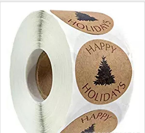 gift wrap 500pcs festive handmade baking decoration plaid christmas sticker happy holidays with single black tree
gift wrap 500pcs festive handmade baking decoration plaid christmas sticker happy holidays with single black tree