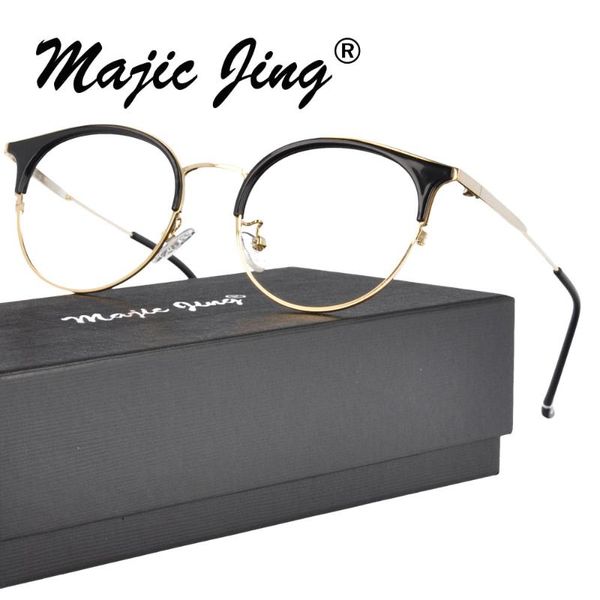 magic jing round tr and metal rx optical frames myopia eyewear eyeglasses prescription 1036 fashion sunglasses, Black
magic jing round tr and metal rx optical frames myopia eyewear eyeglasses prescription 1036 fashion sunglasses, Black