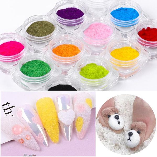 1pcs winter nail art plush powder glitter diy velvet candy color tslm11, Silver;gold
1pcs winter nail art plush powder glitter diy velvet candy color tslm11, Silver;gold