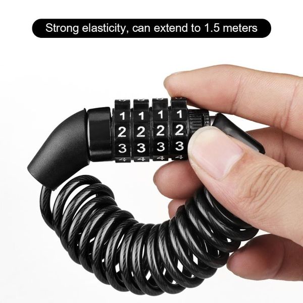 bike locks mtb road anti theft helmet lock steel 4 digit password cycling safety cable riding equipment
bike locks mtb road anti theft helmet lock steel 4 digit password cycling safety cable riding equipment