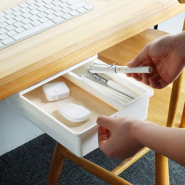storage drawers under desk drawer, punch-hiding self adhesive organizer for office/kitchen/cabinet/makeup/deskdrawer t
storage drawers under desk drawer, punch-hiding self adhesive organizer for office/kitchen/cabinet/makeup/deskdrawer t