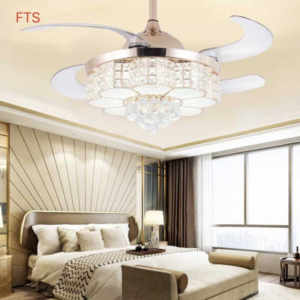 electric fans european style crystal fan chandelier bedroom dining room lamp with invisible modern household
electric fans european style crystal fan chandelier bedroom dining room lamp with invisible modern household