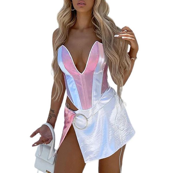 est women summer tank , match color v-neck sleeveless backless triangle tube for girls, pink white women's tanks & camis
est women summer tank , match color v-neck sleeveless backless triangle tube for girls, pink white women's tanks & camis