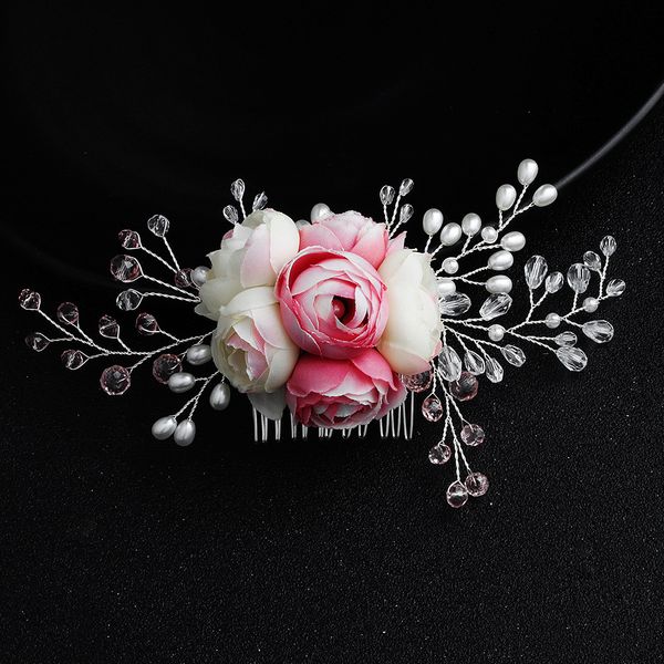 fashion artificial flower crystal pearls handmade headpieces wedding rose hair accessories jewelry women bridal hair comb jch209, Slivery;golden
fashion artificial flower crystal pearls handmade headpieces wedding rose hair accessories jewelry women bridal hair comb jch209, Slivery;golden