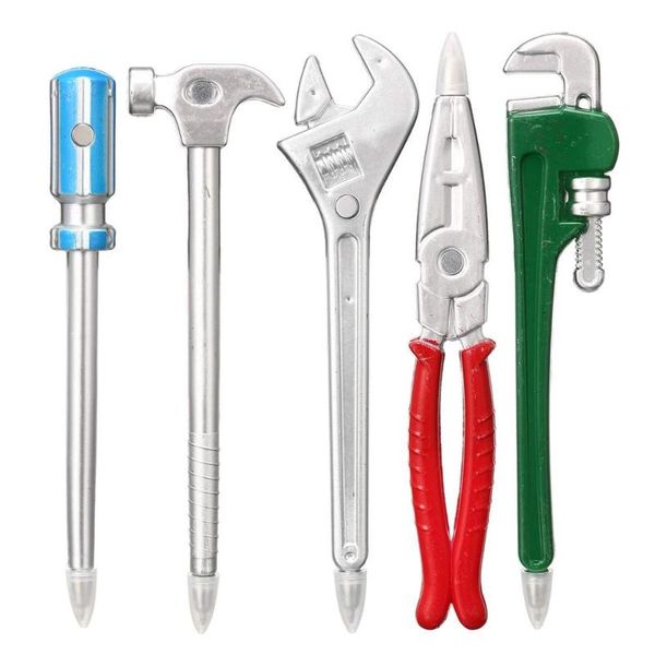 ballpoint pens 5pcs funny novelty hardware 0.5mm children pen wrench hammer writing black color ink school office supplies h6829, Blue;orange
ballpoint pens 5pcs funny novelty hardware 0.5mm children pen wrench hammer writing black color ink school office supplies h6829, Blue;orange