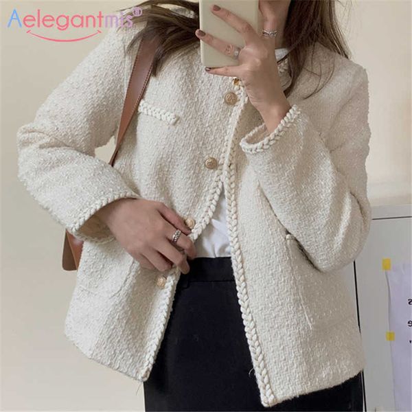 aelegantmis korean fashion elegant women button woolen jacket patchwork soft thick warm female wool color block casual 210607, Black;brown
aelegantmis korean fashion elegant women button woolen jacket patchwork soft thick warm female wool color block casual 210607, Black;brown