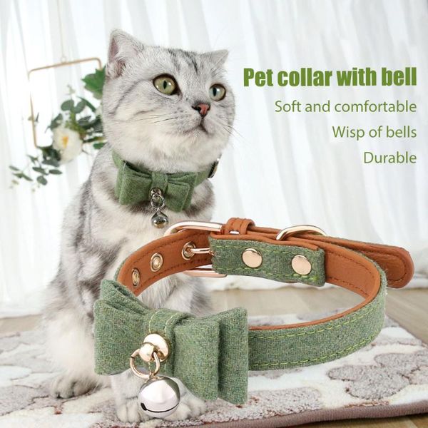 cat collars & leads bowknot collar with bell adjustable neck circumference felt cloth bow tie small puppy dog for kitten pet supply
cat collars & leads bowknot collar with bell adjustable neck circumference felt cloth bow tie small puppy dog for kitten pet supply