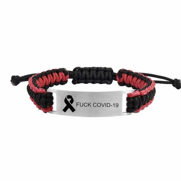 excitation titanium steel woven outdoor rope fuckcovid 19 anti virus bracelet adjustable
excitation titanium steel woven outdoor rope fuckcovid 19 anti virus bracelet adjustable