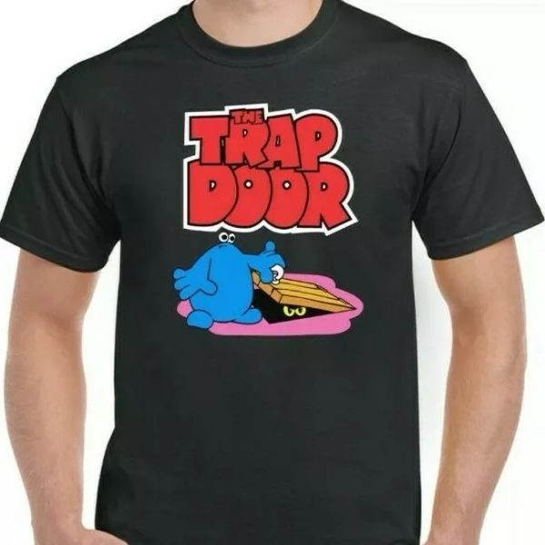the trap door t-shirt mens retro 80's kids tv programme animated cartoon gift, White;black
the trap door t-shirt mens retro 80's kids tv programme animated cartoon gift, White;black
