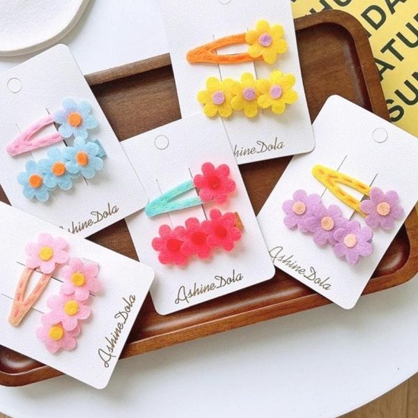 hair accessories 2pcs korean version hairpin felt cloth weaving bb clip girl bright color flower sweet cute duckbill hairgrip headdress, Slivery;white
hair accessories 2pcs korean version hairpin felt cloth weaving bb clip girl bright color flower sweet cute duckbill hairgrip headdress, Slivery;white