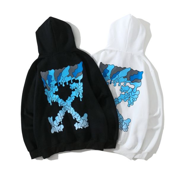 autumn winter couple ow fashion br hoodie with hooded and velvet sweater coat, Black