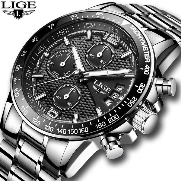 wristwatches 2021 lige mens watches satch sport waterproof quartz watch man fashion business clock relogio masculino, Slivery;brown
wristwatches 2021 lige mens watches satch sport waterproof quartz watch man fashion business clock relogio masculino, Slivery;brown