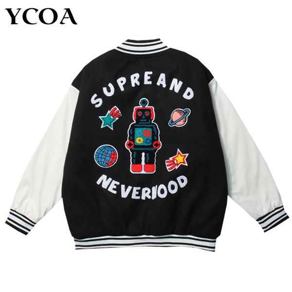 women's jackets coat baseball uniform oversized long sleeve female winter hip hop harajuku streetwear cardigan vintage clothes, Black;brown
women's jackets coat baseball uniform oversized long sleeve female winter hip hop harajuku streetwear cardigan vintage clothes, Black;brown
