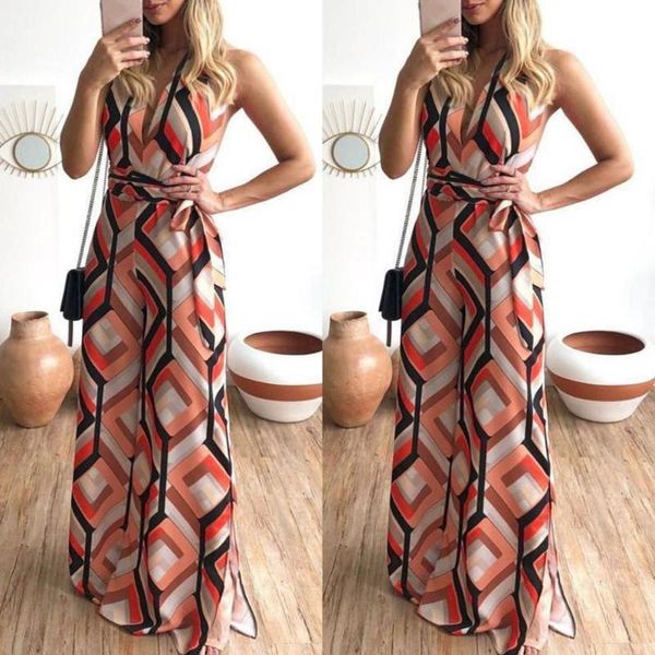women's jumpsuits & rompers women sleeveless v-neck printed bandage casual boho long playsuit party jumpsuit, Black;white
women's jumpsuits & rompers women sleeveless v-neck printed bandage casual boho long playsuit party jumpsuit, Black;white