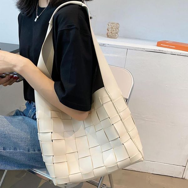 evening bags weave designer women shoulder bag pu leather handbags set purse solid fashion hand 2021
evening bags weave designer women shoulder bag pu leather handbags set purse solid fashion hand 2021